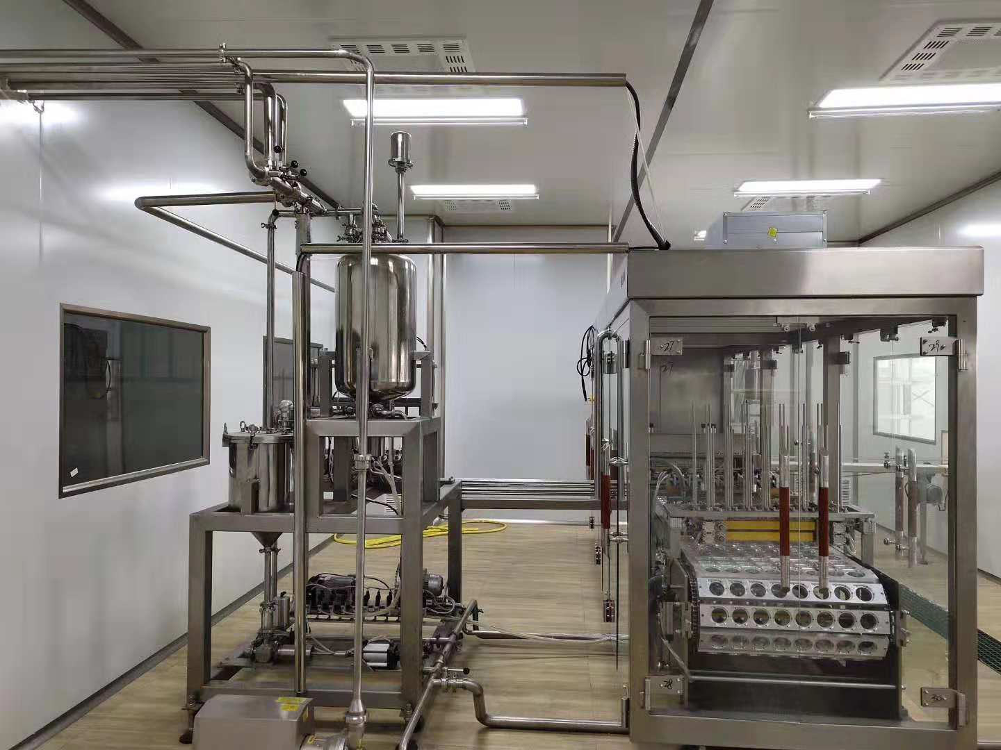 翼城綠牧德品乳業(yè)生產(chǎn)車間凈化裝修完工！