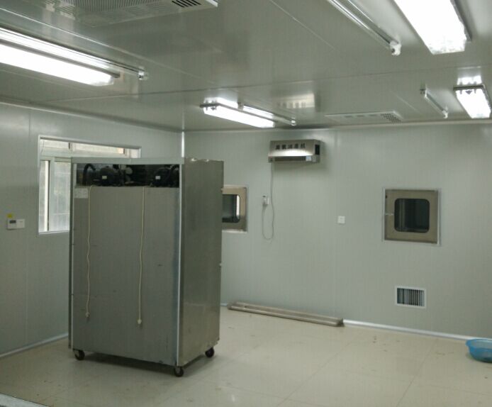 陜西美昕商貿(mào)烘焙凈化車間裝修工廠順利完工！